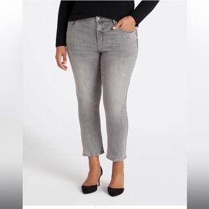 Cosmic Blue Love Gray Jeans